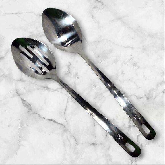 Wolfgang Puck Stainless Steel Utensil Set Lot of 4 Heavy Duty Spatulas Spoons - Picture 3 of 10